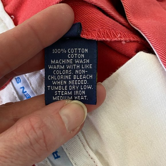 Vintage Ralph Lauren Sport Nantucket Red Polo Chino Pants (size 29 waist) - Picture 8 of 13